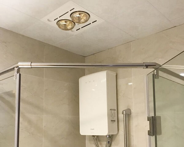 Cách lắp đèn sưởi nhà tắm âm trần đúng kỹ thuật