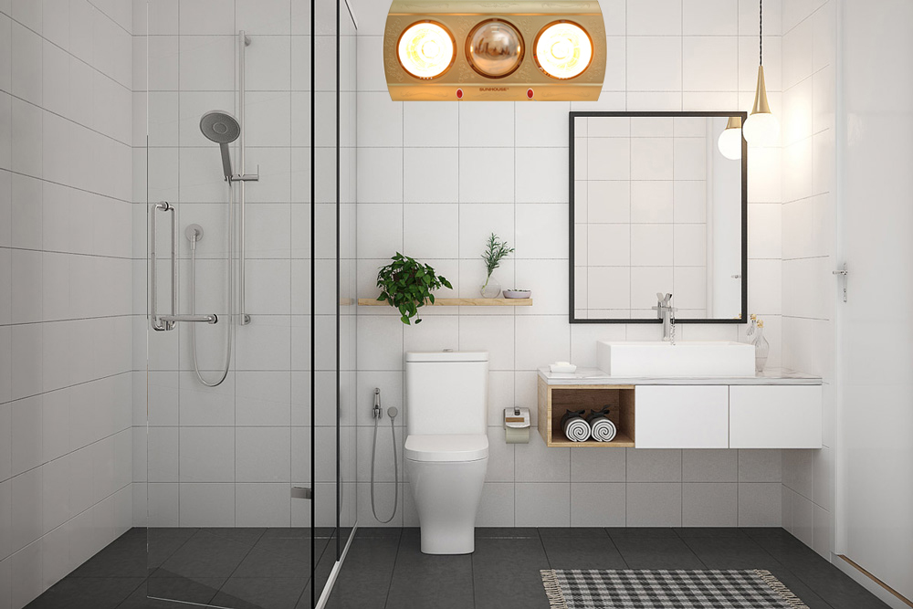 Tác dụng của đèn sưởi nhà tắm: Lợi ích tuyệt vời cho sức khỏe