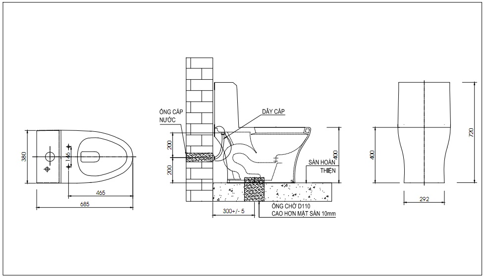Cách lắp bồn cầu Viglacera đơn giản, nhanh chóng ngay tại nhà